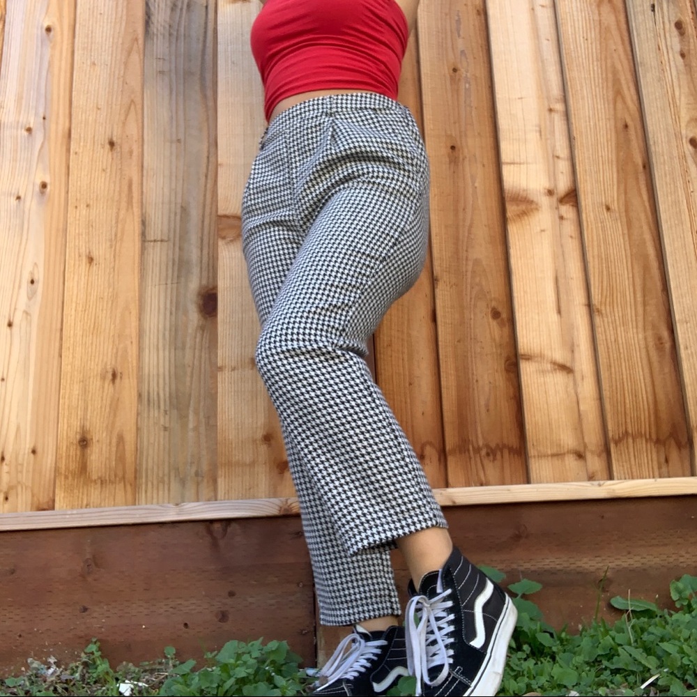 ‼️SOLD‼️HOUNDSTOOTH TROUSERS 💖